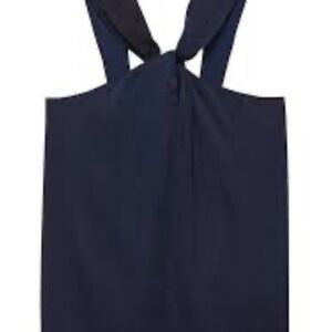 GAP. Women's Navy Twist Neck Halter Top. Size Small.